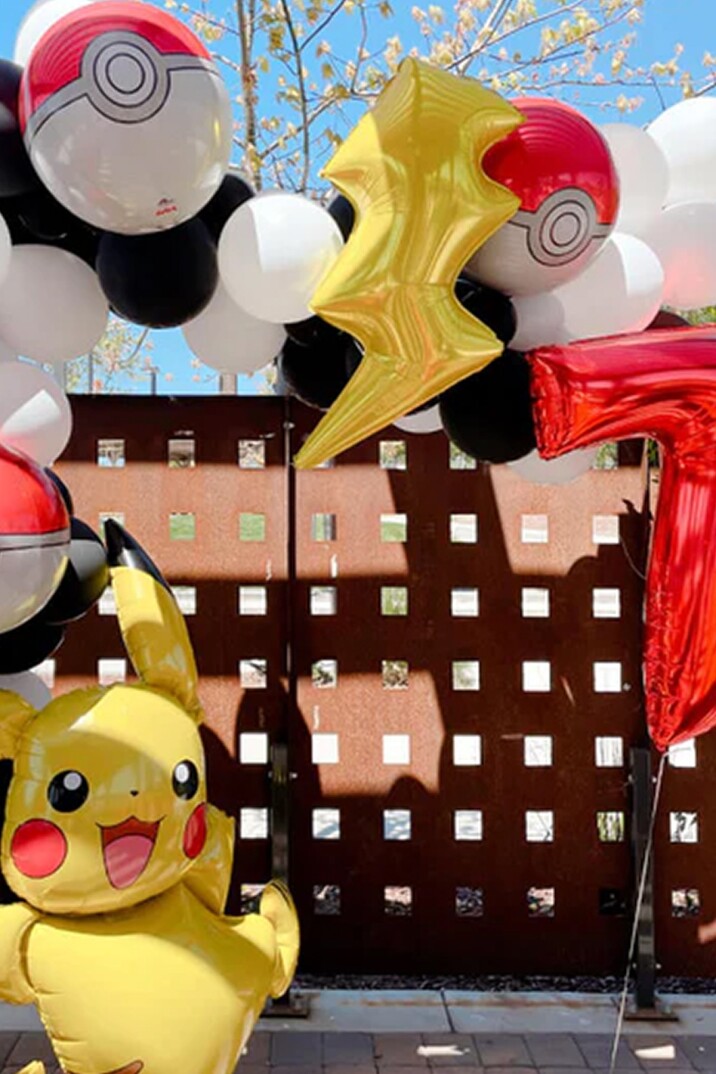 Şimşek Folyo Balon Süper Kahramanlar Tema Balonlar Sarı Şimşek Balon - 3