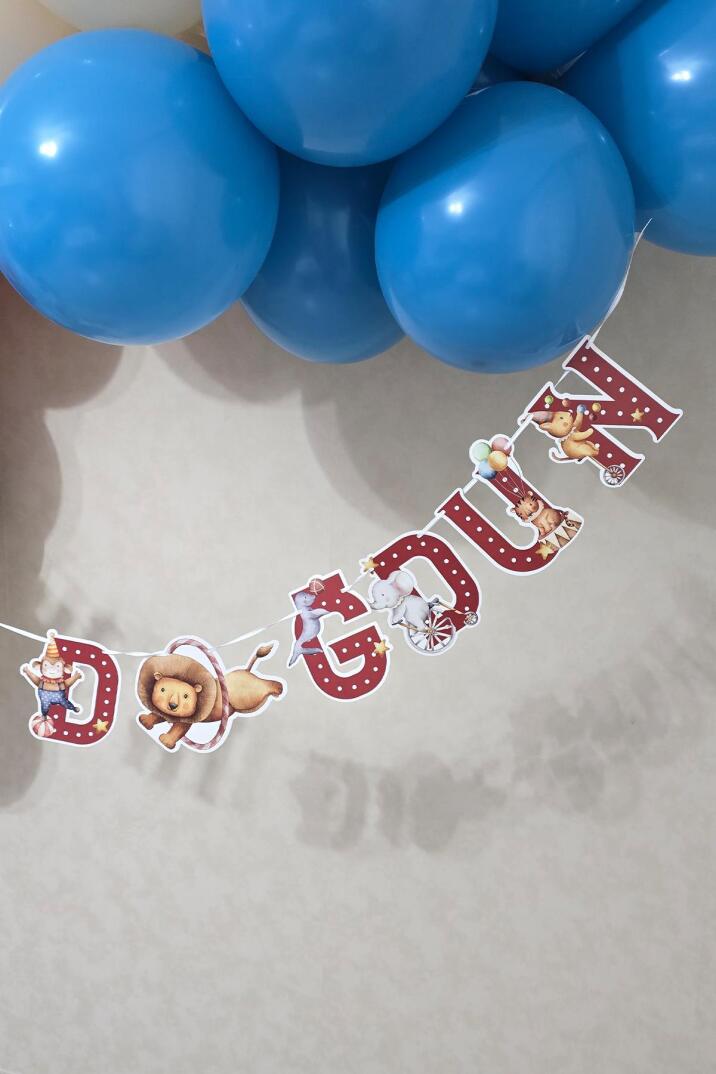 Sirk İyi Ki Doğdun Banner Sirk Tema Doğum Günü Duvar Süsü - 3