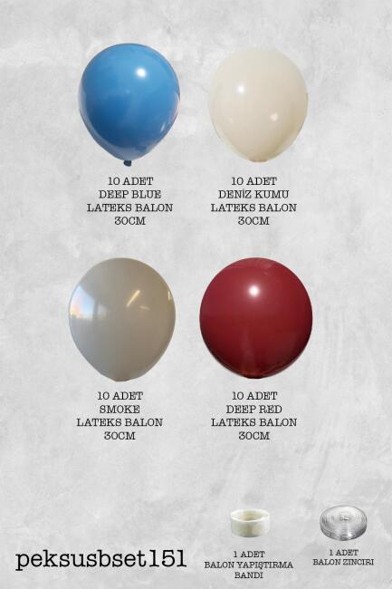 Sirk Konsept Doğum Günü Balon Zinciri Seti - 2