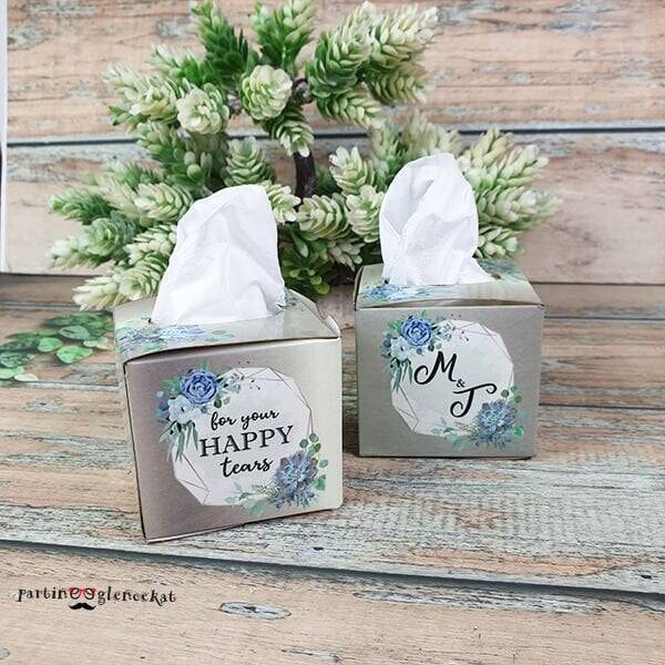 Siver - Mavi Konsept For Your Happy Tears / Mendil Kutusu - 1