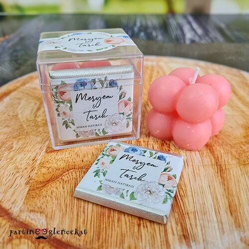 Soft Mavi Somon Mika Kutuda Bubble Mum Seti