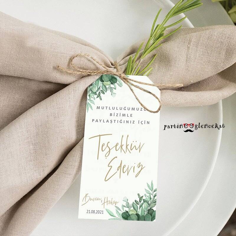 Soft Yapraklar Konsept Peçetelik - 1