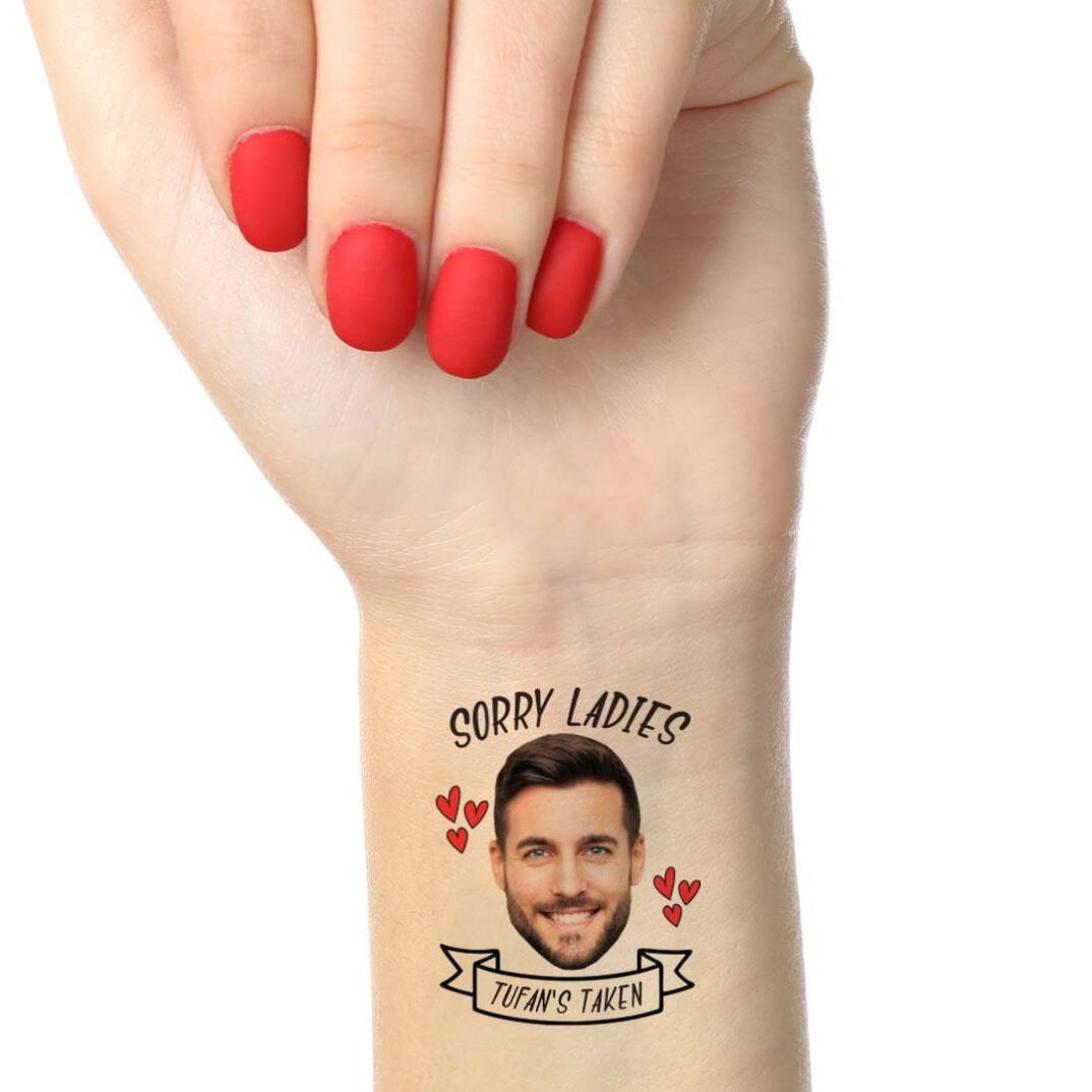 Sorry Ladies Konsept Fotoğraflı Geçici Dövme - 1