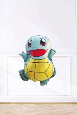 Squirtle Folyo Balon Pokemon Temalı Doğum Günü Süsleri - 1