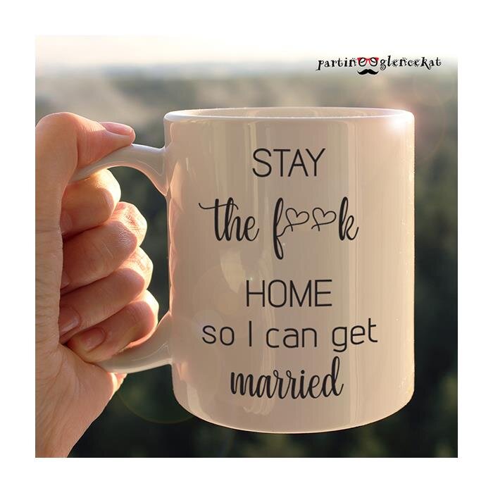 Stay Home Karantina Bride Gelin Kupası - 1