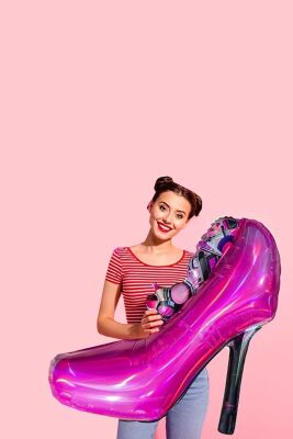 Stiletto Ayakkabı Balon Topuklu Ayakkabı Şekilli Folyo Balon 84cm - 3