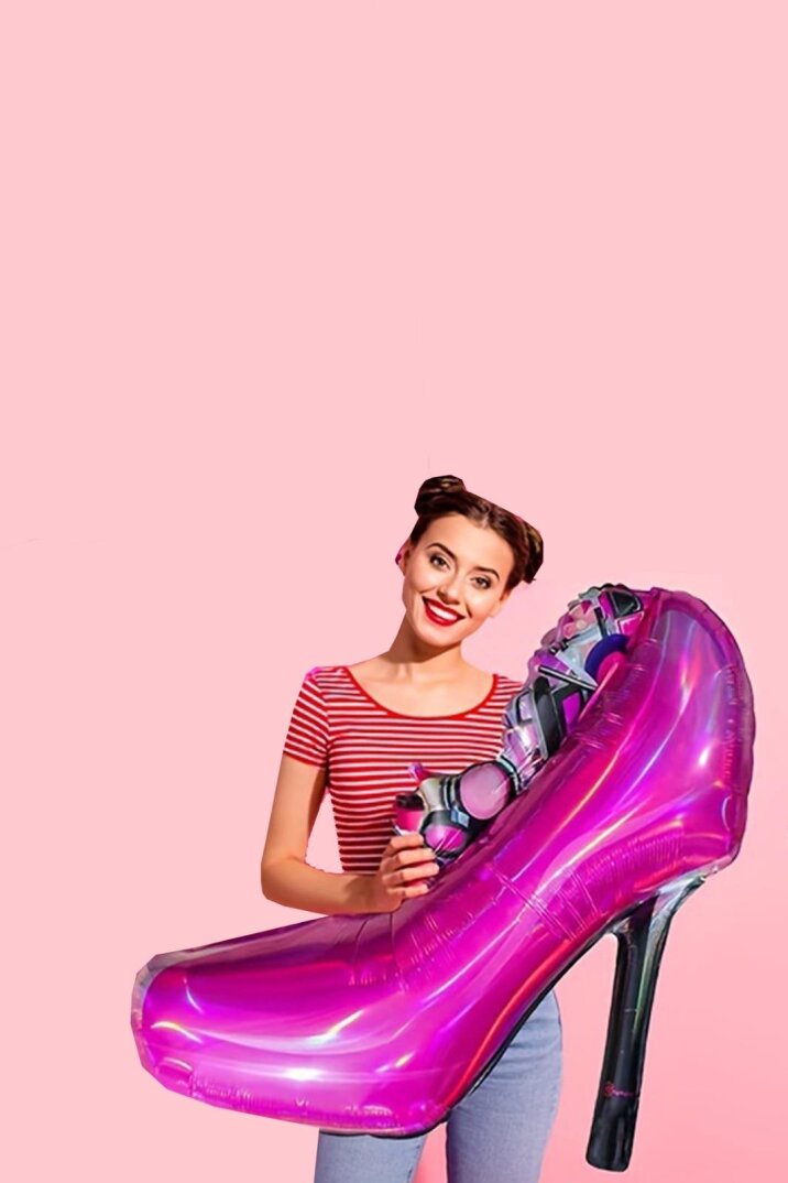 Stiletto Ayakkabı Balon Topuklu Ayakkabı Şekilli Folyo Balon 84cm - 3