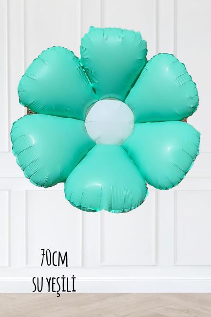Su Yeşili Papatya Folyo Balon 70cm - 1
