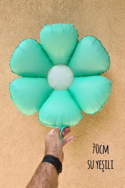 Su Yeşili Papatya Folyo Balon 70cm - 2