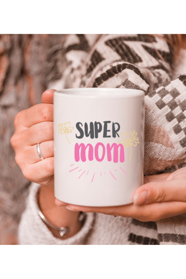 Super Mom Anneye Özel Kupa Bardak - 1