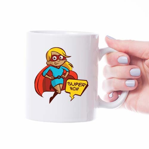 Super Mom Anneye Özel Kupa Bardak - 1