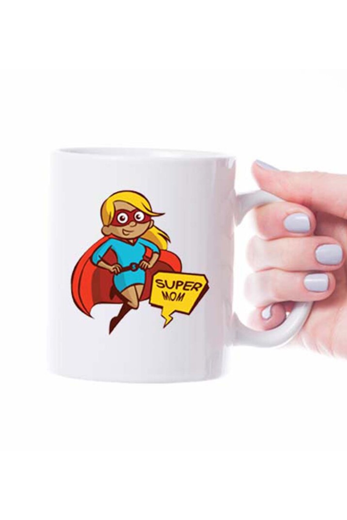 Super Mom Anneye Özel Kupa Bardak - 1