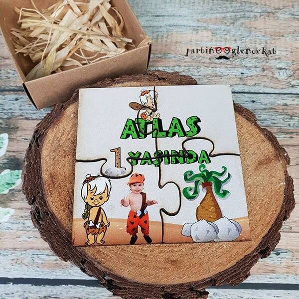 TaşDevri BamBam Konsept Ahşap Puzzle Magnet - 1