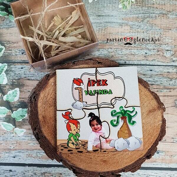 TaşDevri Çakıl Konsept Ahşap Puzzle Magnet - 1