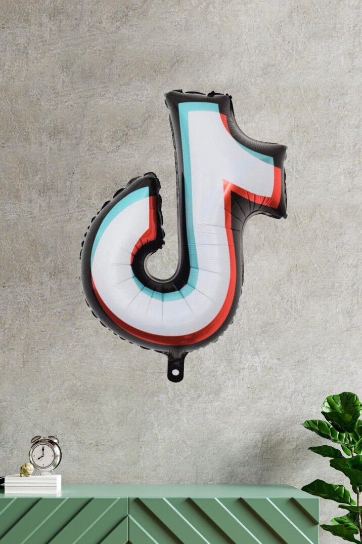 Tiktok Fenomen Doğum Günü Partisi Folyo Balon - 1