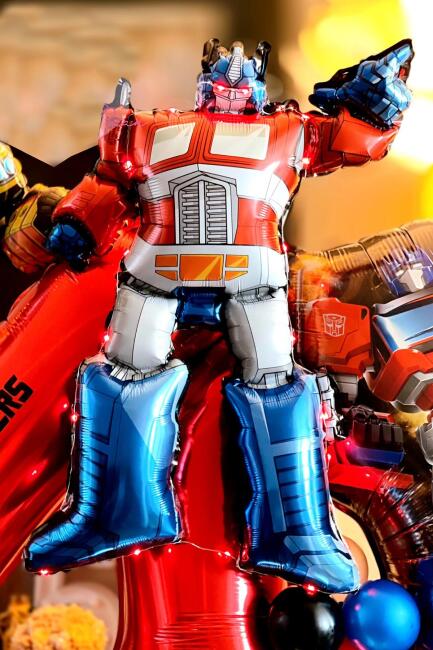 Transformers Folyo Balon Transformers Temalı Doğum Günü Balonu 73cm - 3