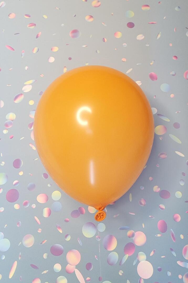 Turuncu Balon 10 Adet - 12 inc 30 cm Parti Balonu - 1