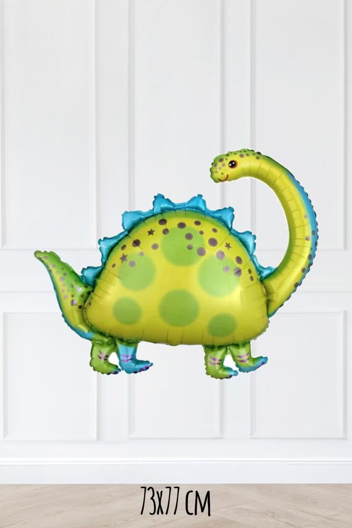 Uzun Boyunlu Dinazor Folyo Balon Argentinosaurus Dinozor Balon 73cm - 1