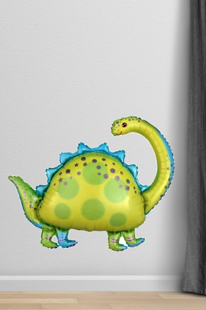 Uzun Boyunlu Dinazor Folyo Balon Argentinosaurus Dinozor Balon 73cm - 2