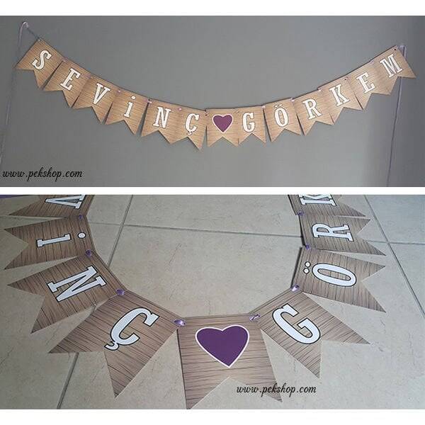 Vintage Konsept Gelin - Damat Banner - 1