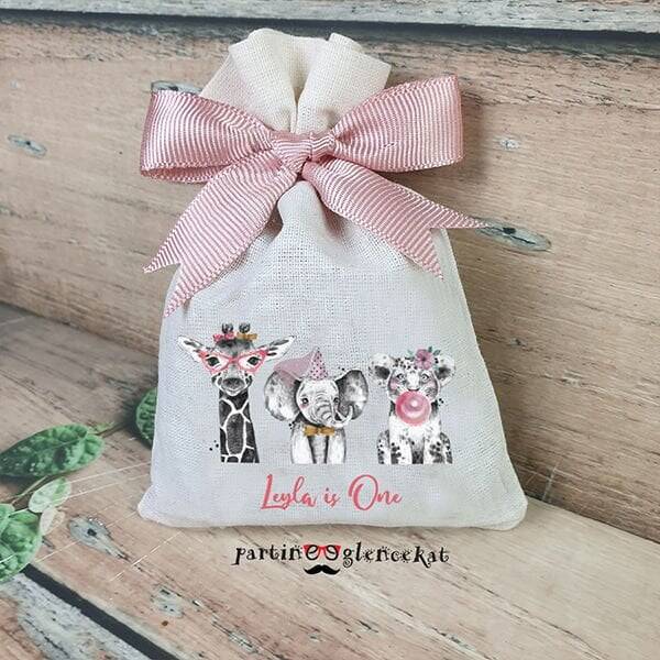 Vintage Party Animal Konseptli Lavanta Kesesi - 1