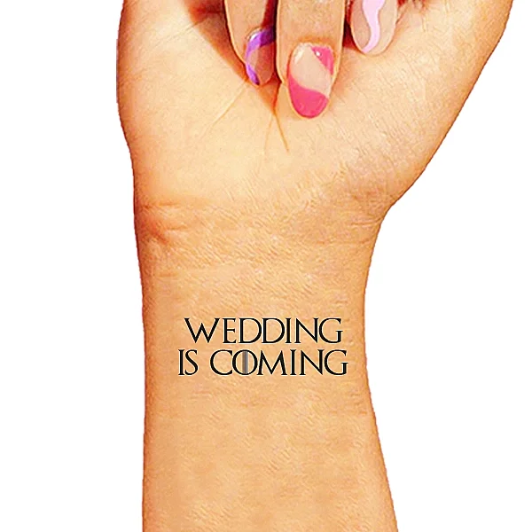 Wedding is Coming Game of Thrones Dövme - 1
