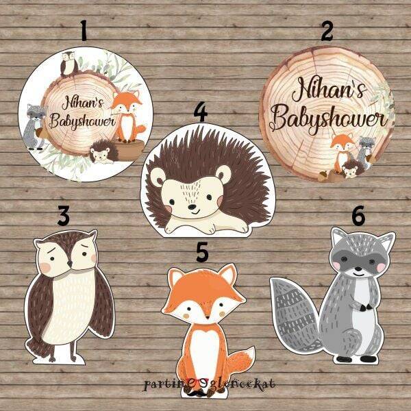 Woodland Konsept 10 Adet 10cm Etiket - 1