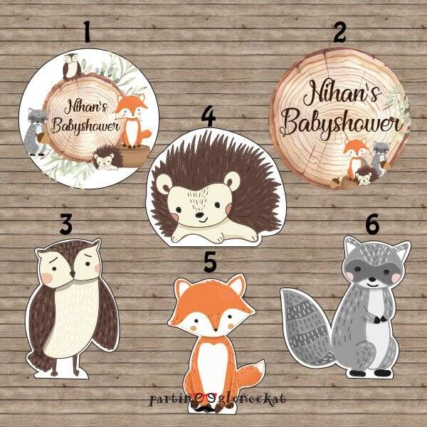 Woodland Konsept 35 Adet 5cm Etiket - 1