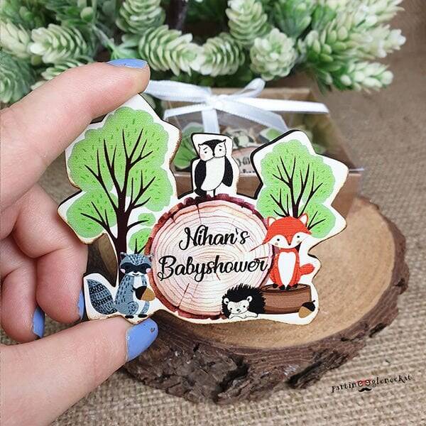 Woodland Konsept Ahşap Magnet - 1