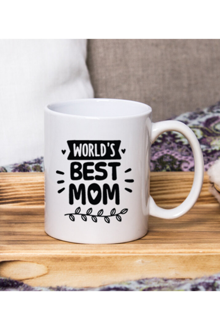 World’s Best Mom Anneye Özel Kupa Bardak - 1