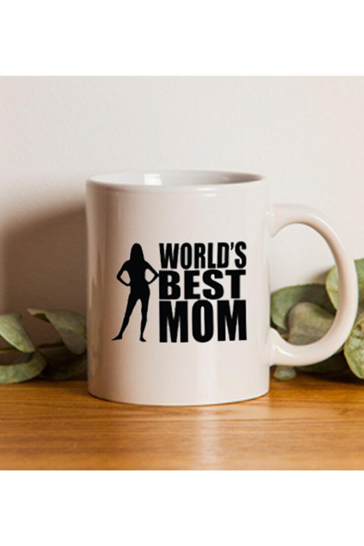 World’s Best Mom Anneye Özel Kupa Bardak - 1