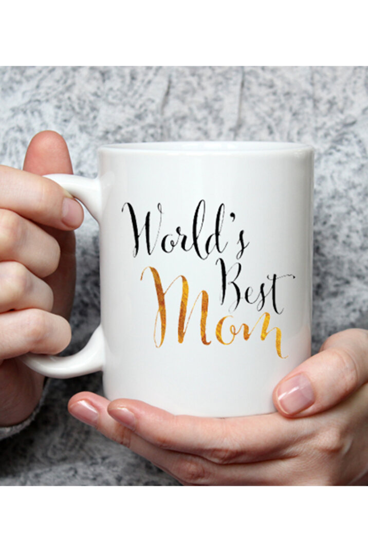 World’s Best Mom Anneye Özel Kupa Bardak - 1