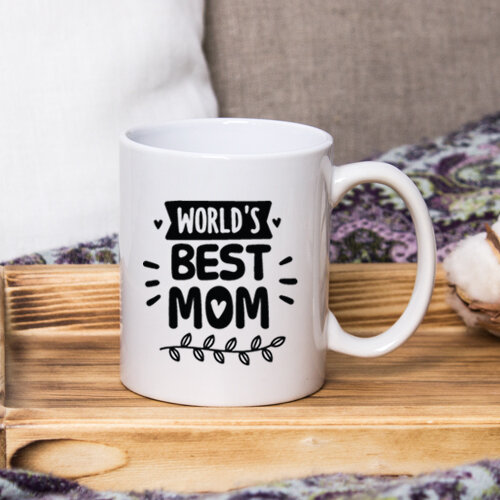 World's Best Mom Anneye Özel Kupa Bardak - 1