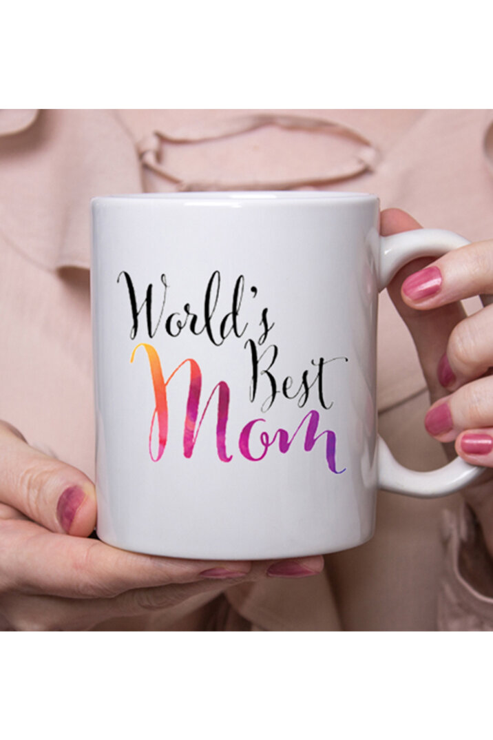 World’s Best Mom Anneye Özel Kupa Bardak - 1