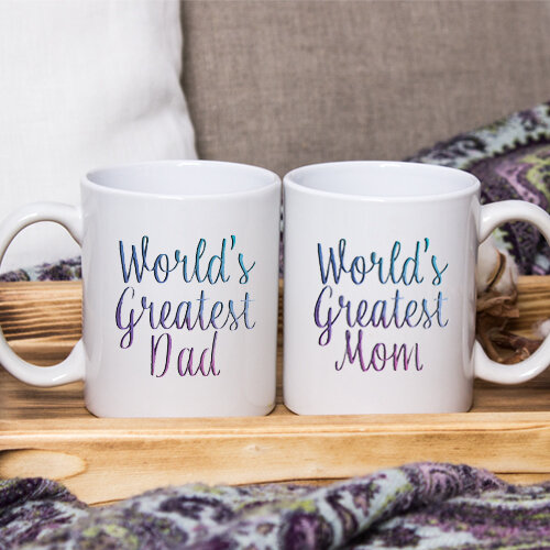 World's Greatest Dad- Anneye Babaya Özel Kupa Bardak - 1