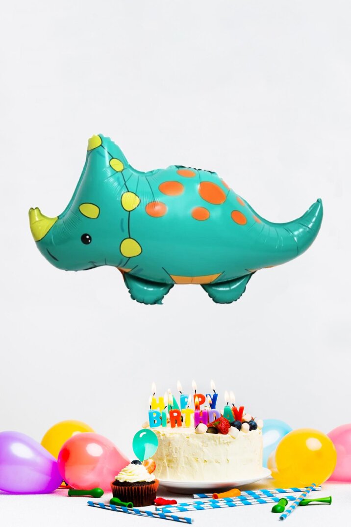 Yeşil Gergedan Folyo Balon - 1