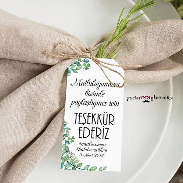 Yeşil Yapraklar Konsept Peçetelik - 1