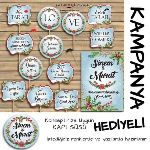 Yılbaşı Çiçeği Konsept 2li Kampanyalı Paket - 1