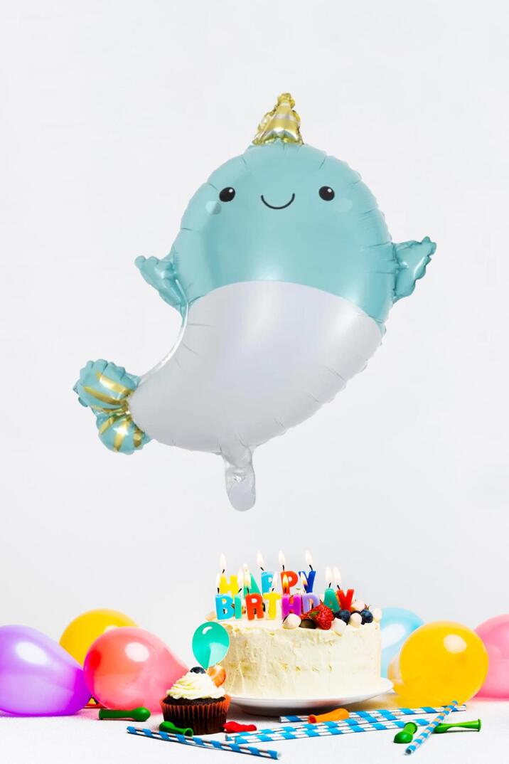 Yunus Folyo Balon Açık Mavi - 2