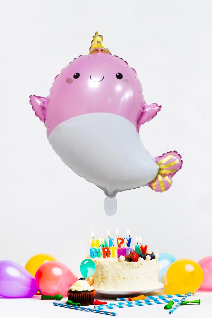 Yunus Folyo Balon Açık Pembe - 3