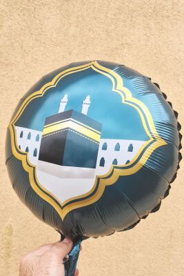 Yuvarlak Kabe Görselli Folyo Balon 18inç Ramazan Balonları - 2