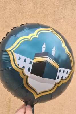 Yuvarlak Kabe Görselli Folyo Balon 18inç Ramazan Balonları - 3