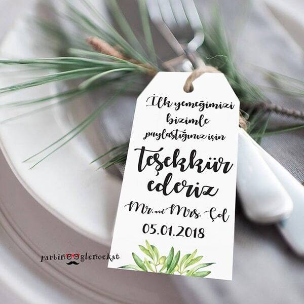 Zeytin Yapraklı Konsept Peçetelik - 1